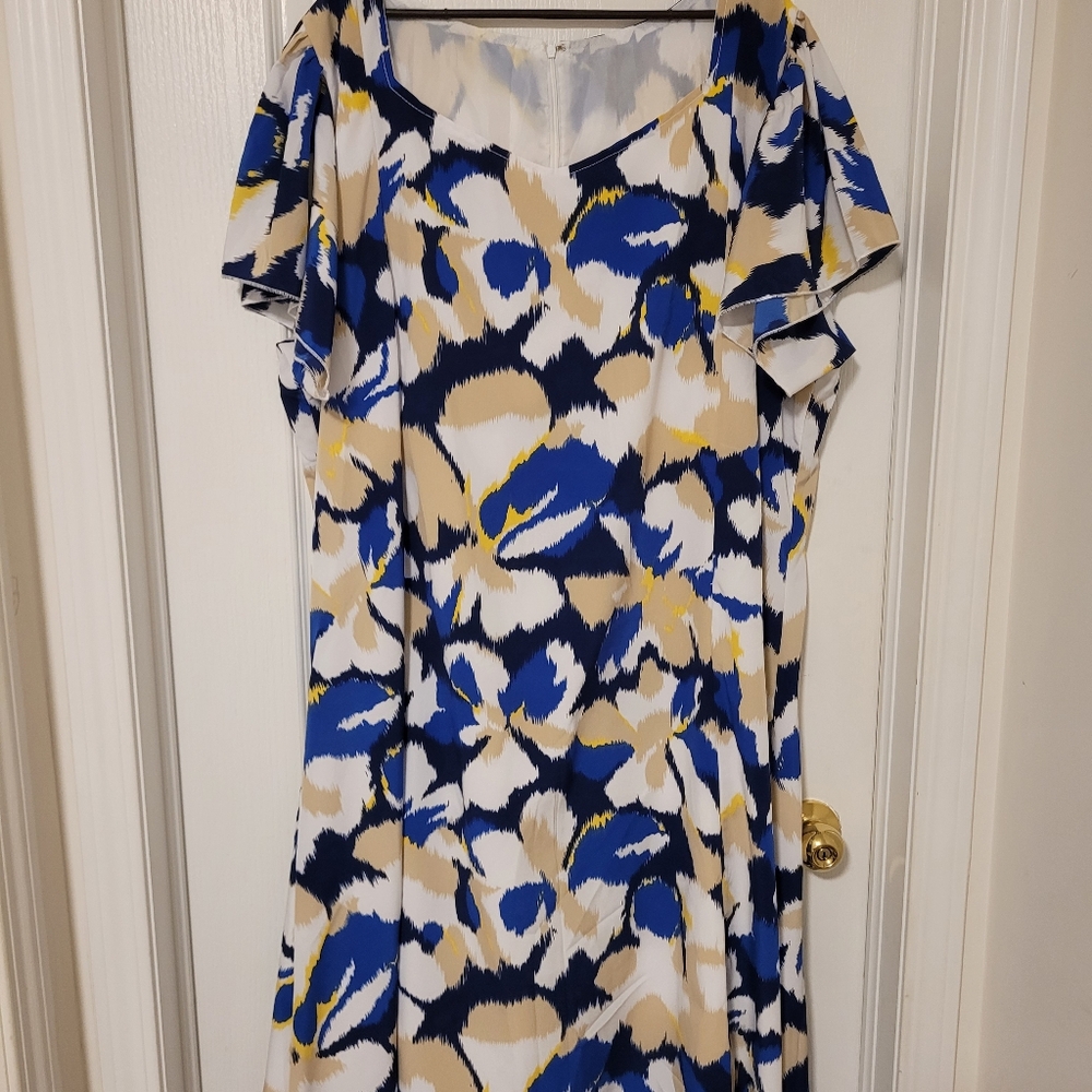 (4X)  Custom Made Midi Dress